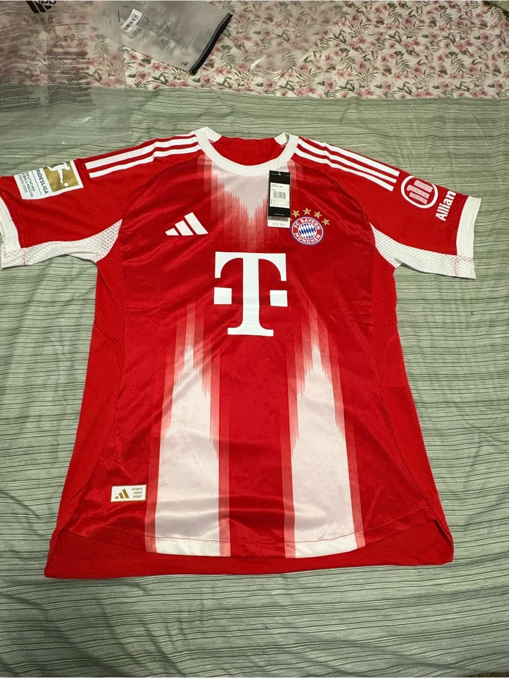 adidas Bayern Munich Red and White Home Shirt